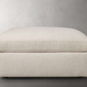 Beale Square Ottoman in Cushing Frost