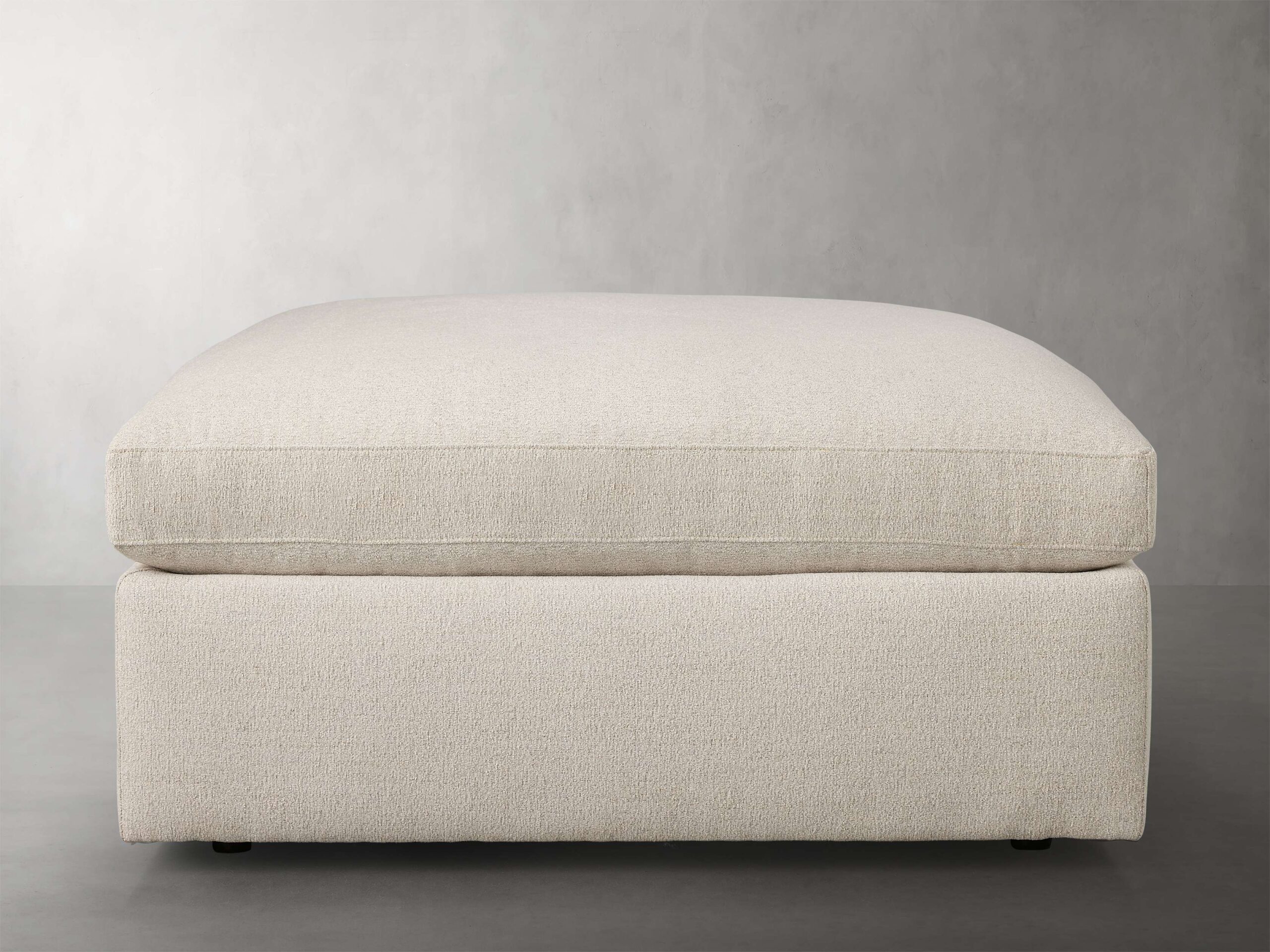 Beale Square Ottoman in Cushing Frost