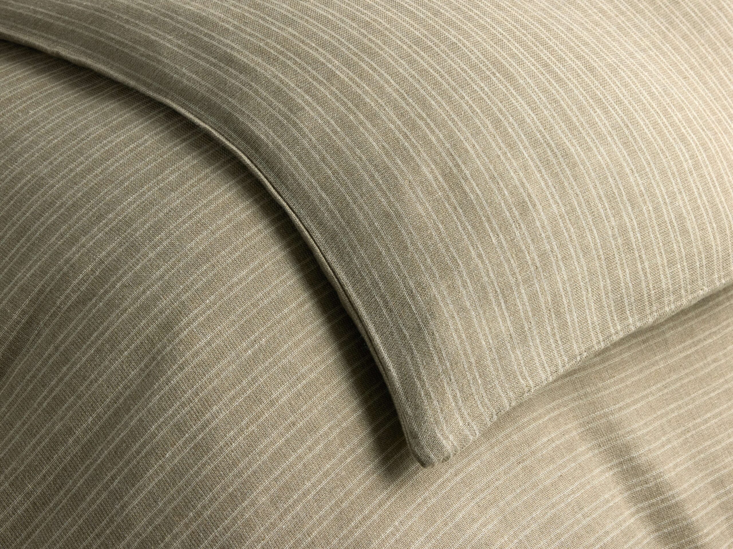 Laviss Stripe Duvet in Mink